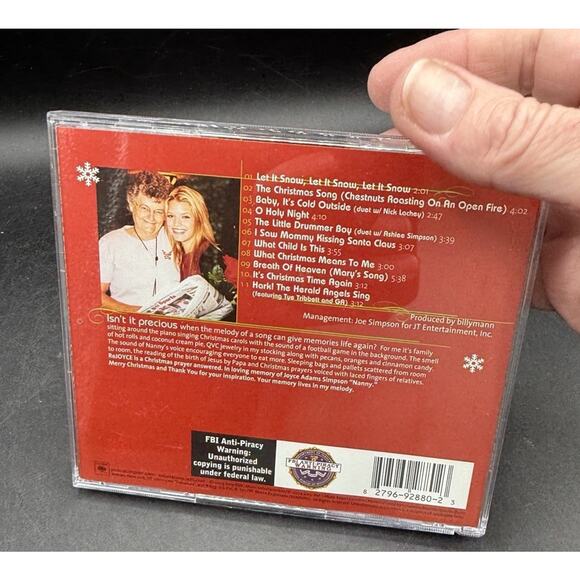 Rejoyce: The Christmas Album - Audio CD By Jessica Simpson Holiday Excellent! -D - Picture 3 of 4